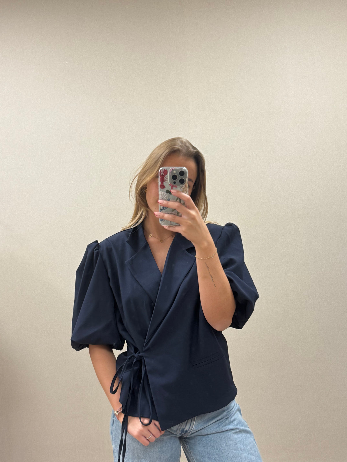 Yara blazer - darkblue