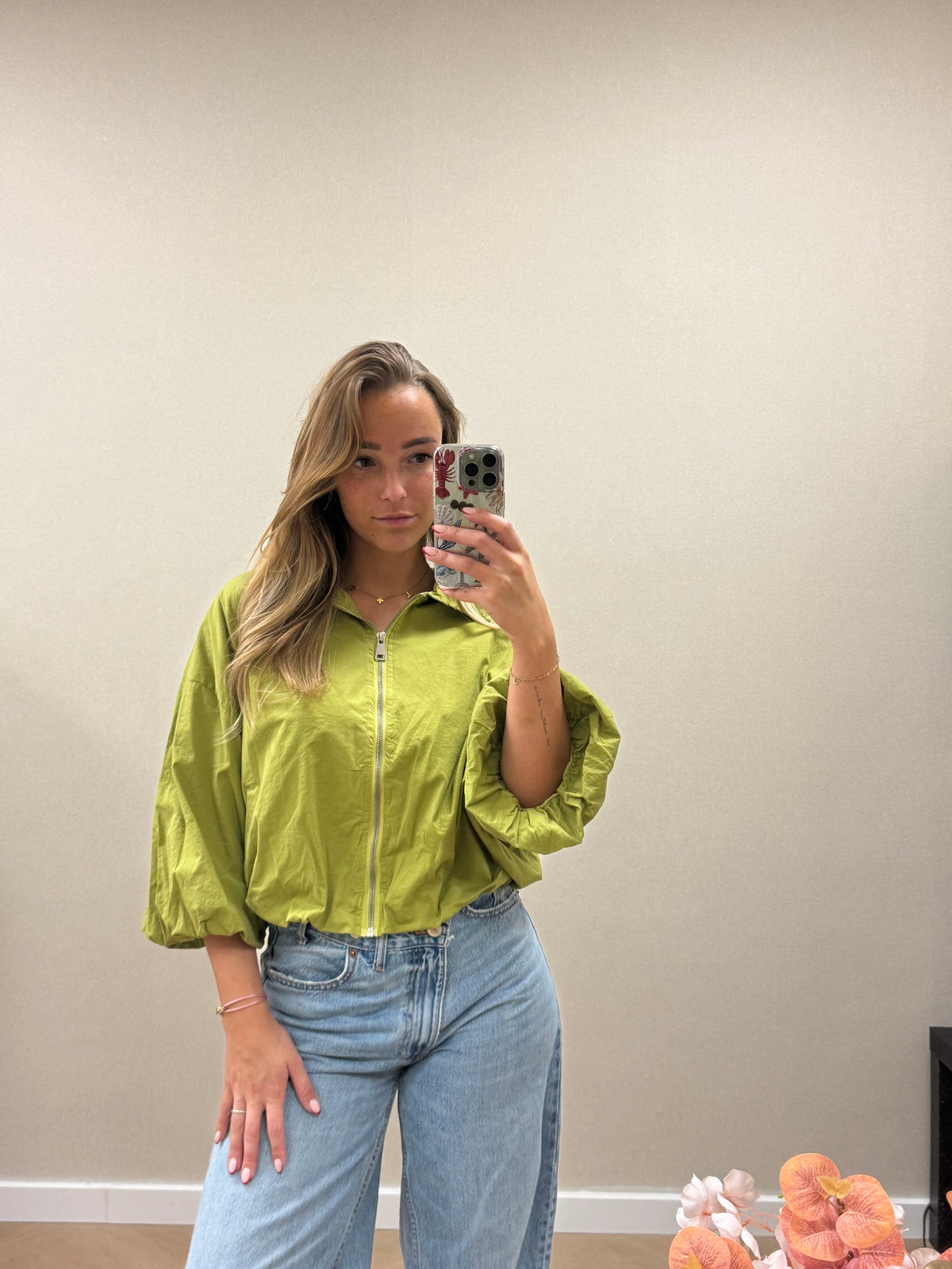 Lola jacket - lime
