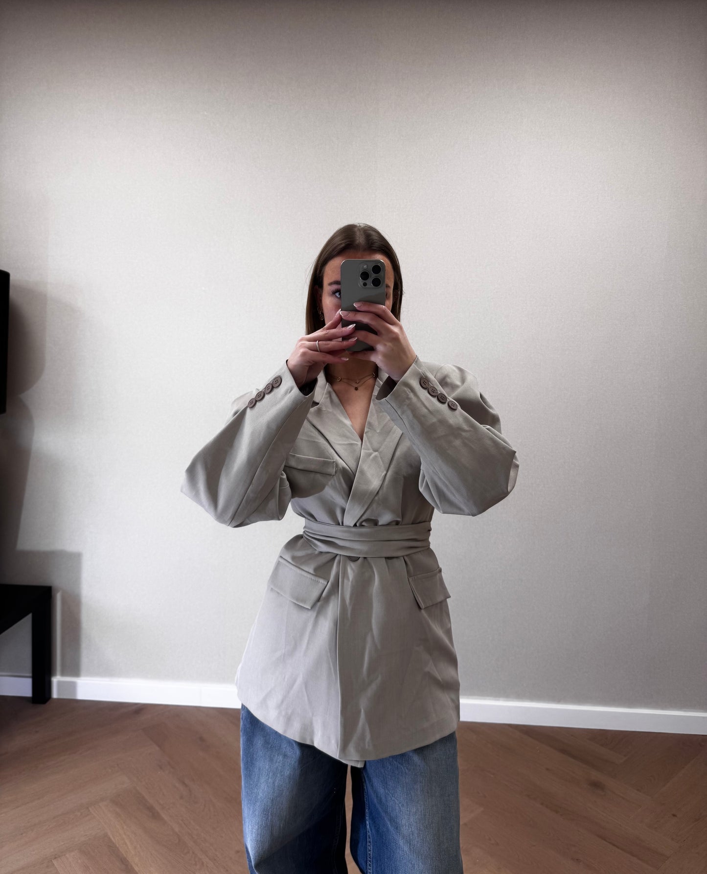 Sophia blazer taupe