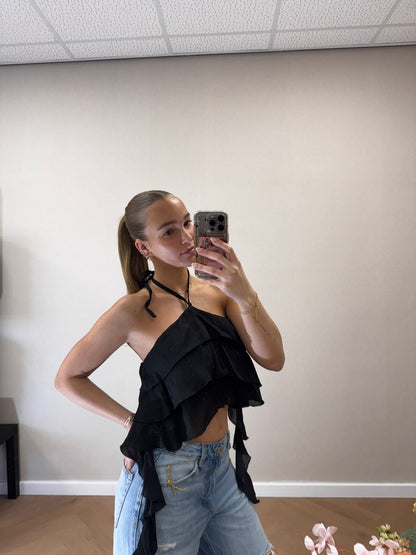 Mermaid top black