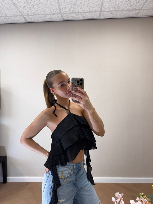 Mermaid top black