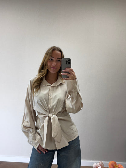 Bow blouse - crème