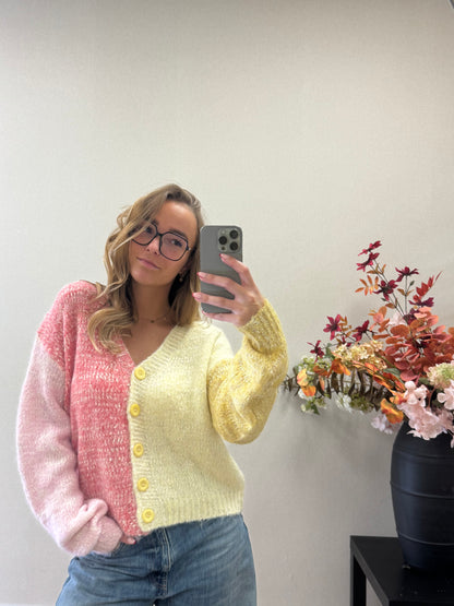 Colorblock Cardigan