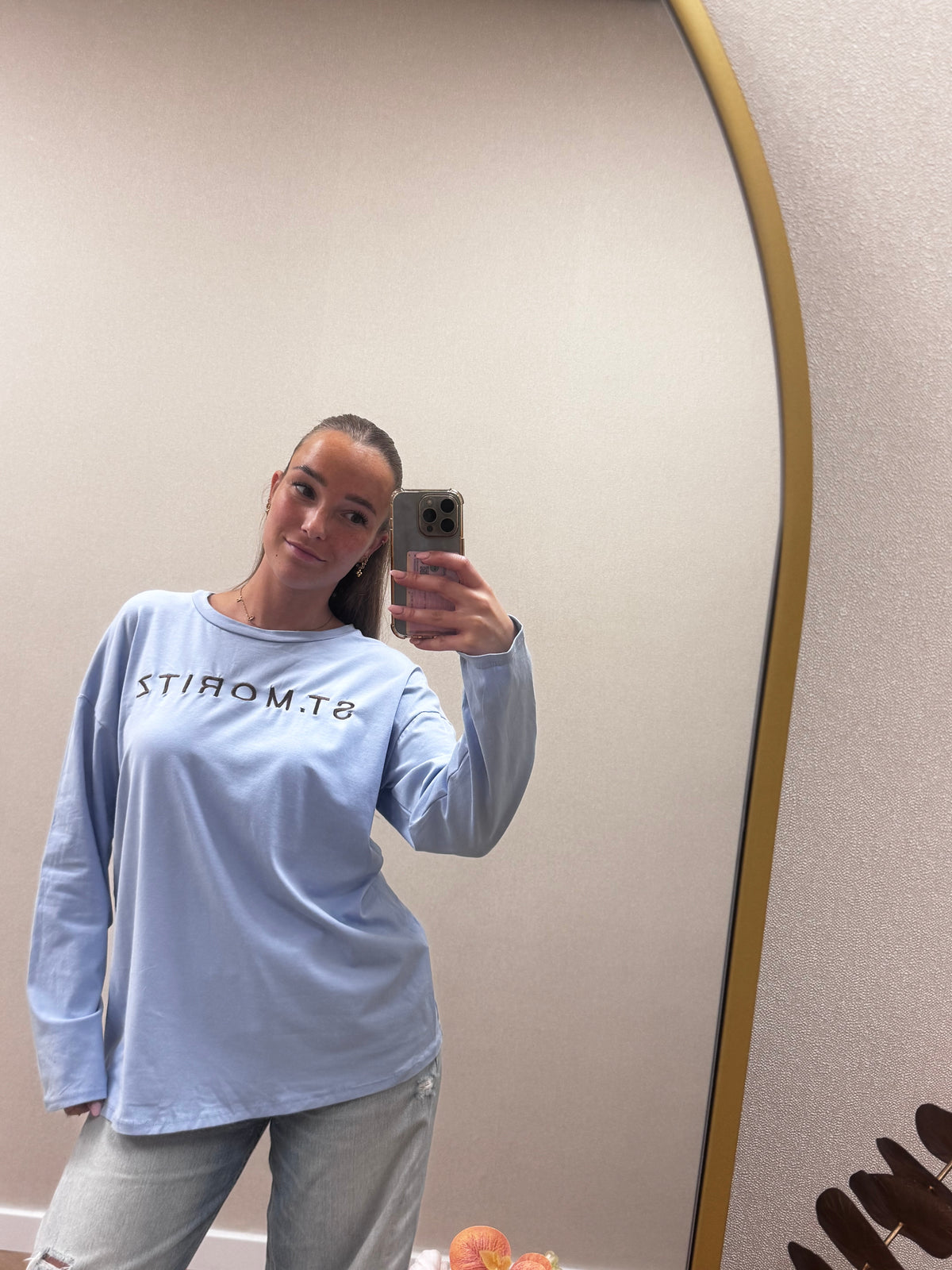 St Moritz longsleeve - blue