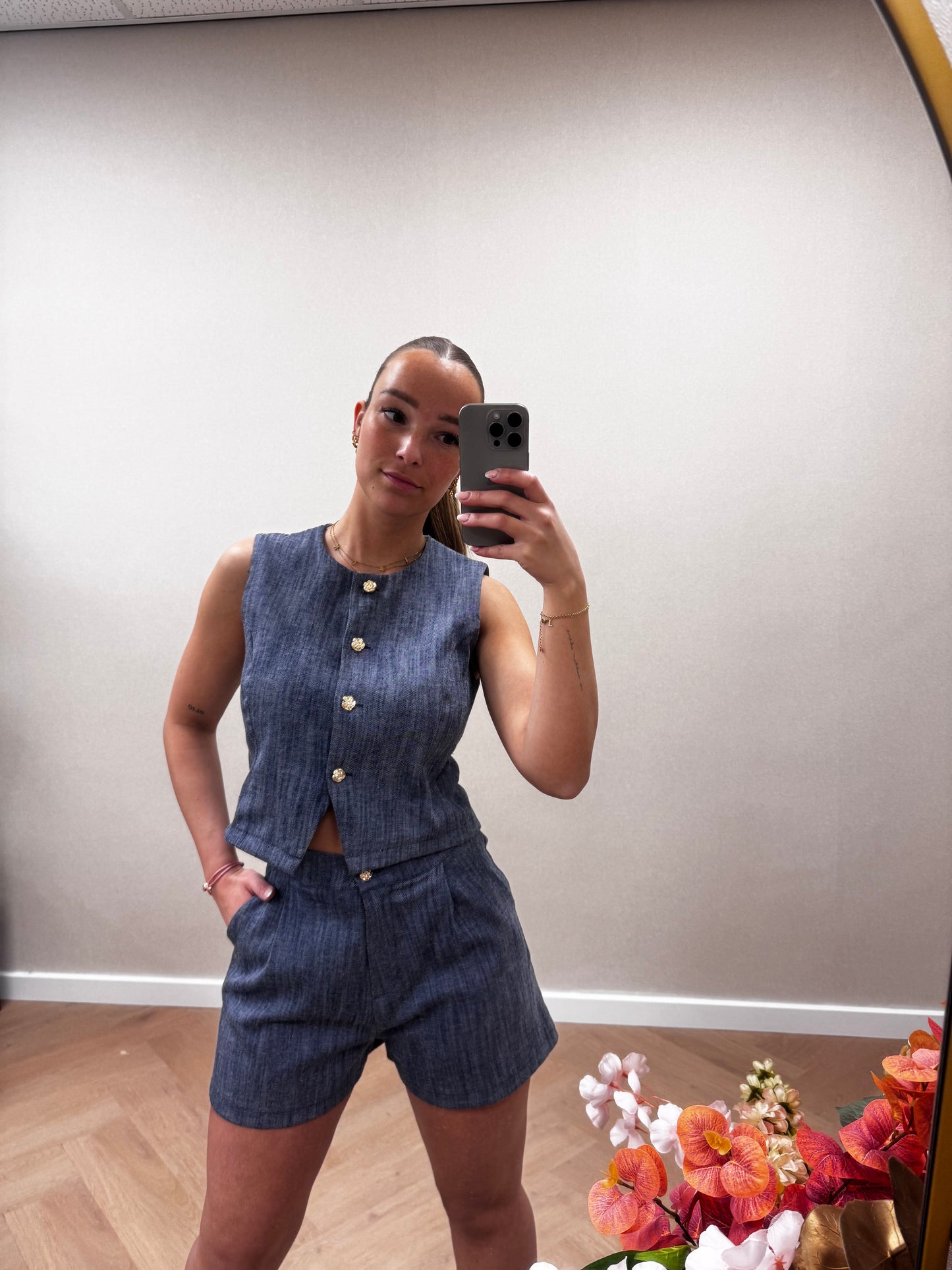 Denim set mia