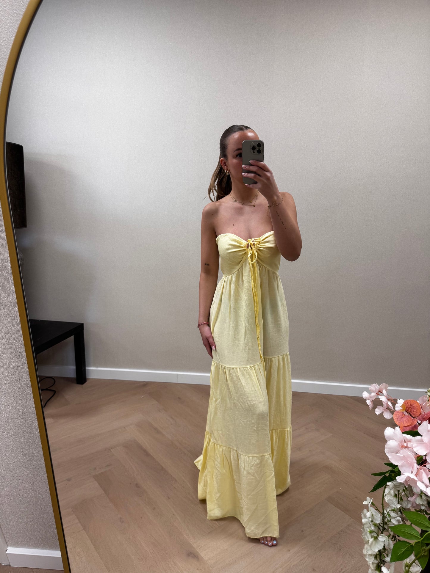 Ivy dress yellow