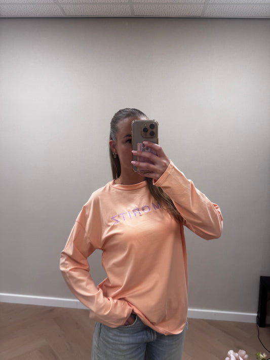 St Moritz longsleeve - oranje