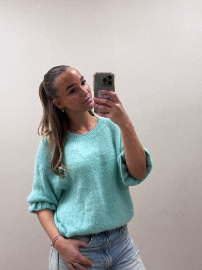 Happy knit - turquoise