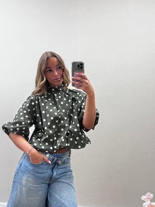 Blouse tan