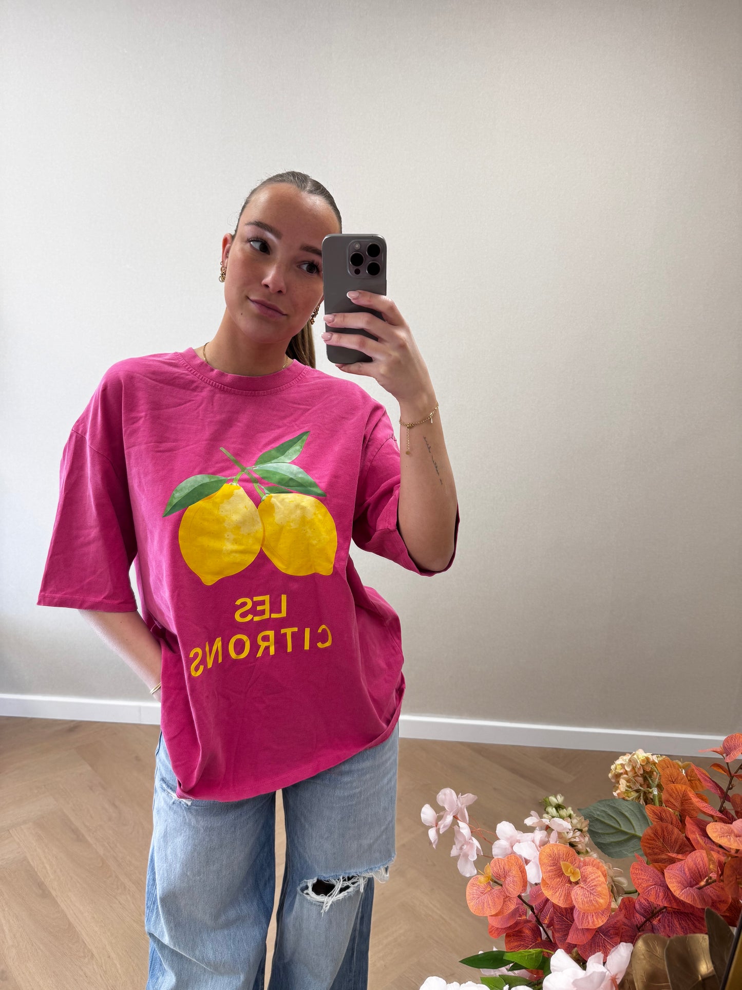 Les citrons tee pink
