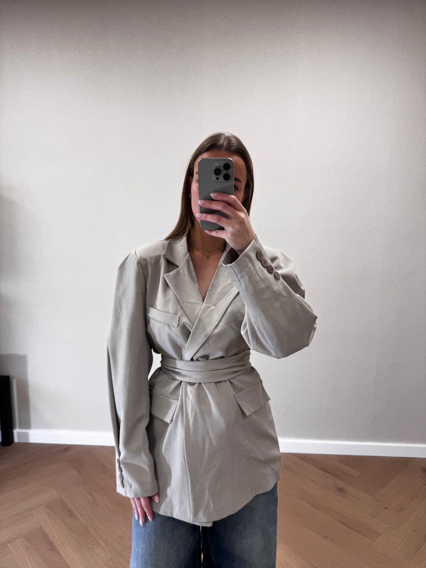 Sophia blazer taupe