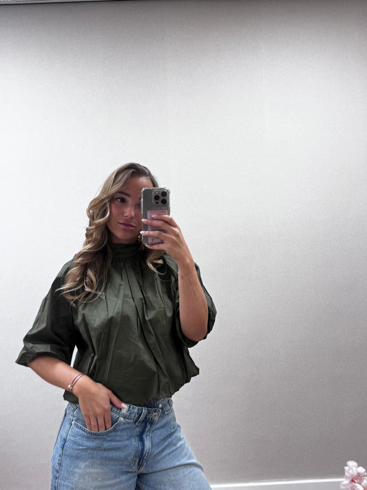 Blouse tan