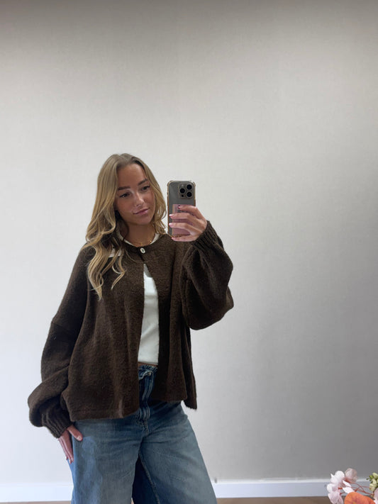 Elin cardigan - brown