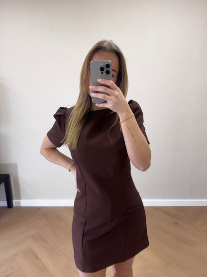 Zara jurk bruin