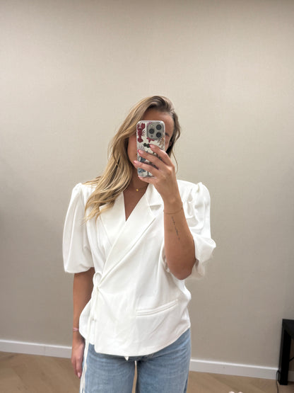 Yara blazer - white