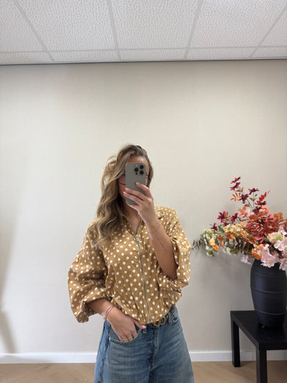 Polkadot bomber - camel