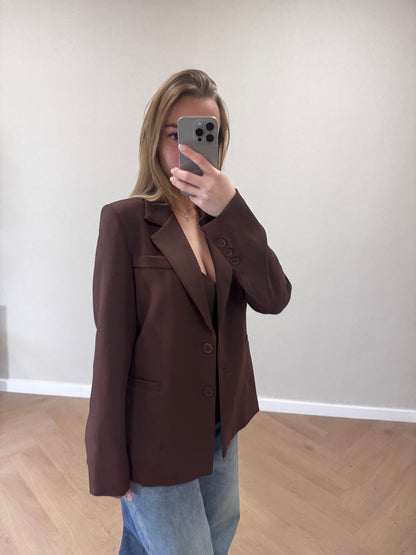 Lara blazer bruin