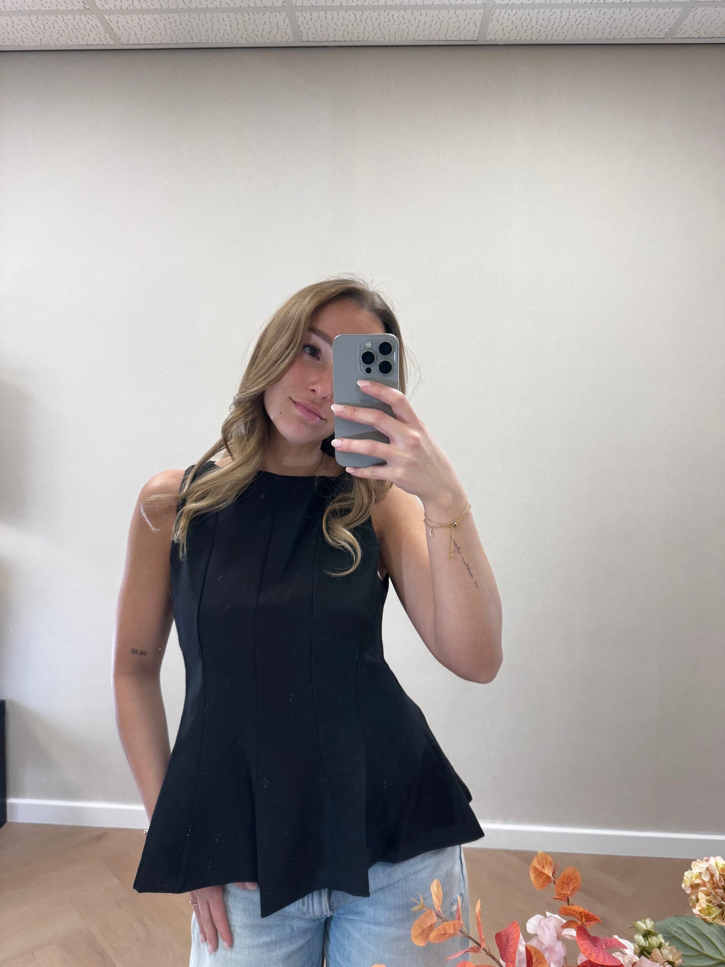 Kristel top zwart