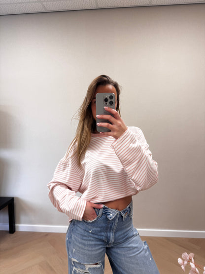 Tshirt stripe Pink