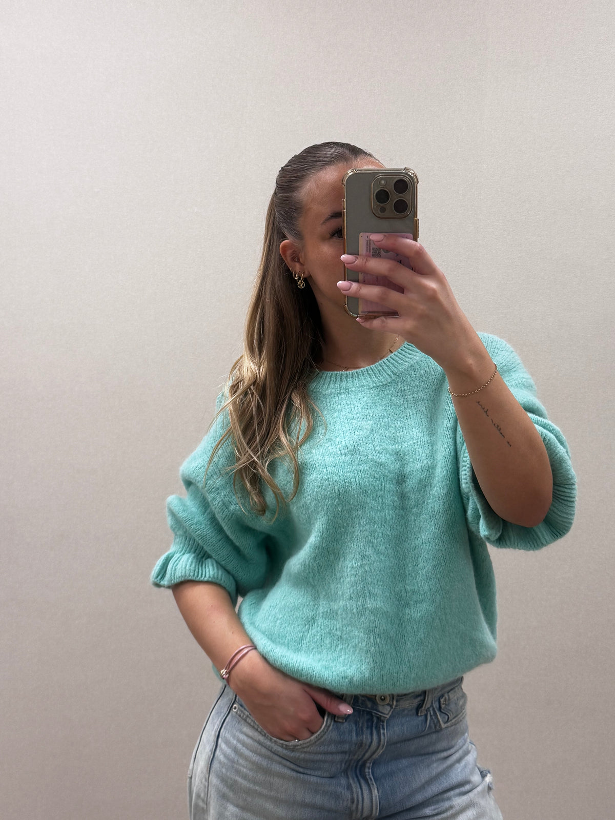 Happy knit - turquoise