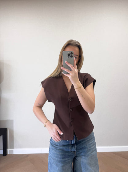Top Olivia bruin