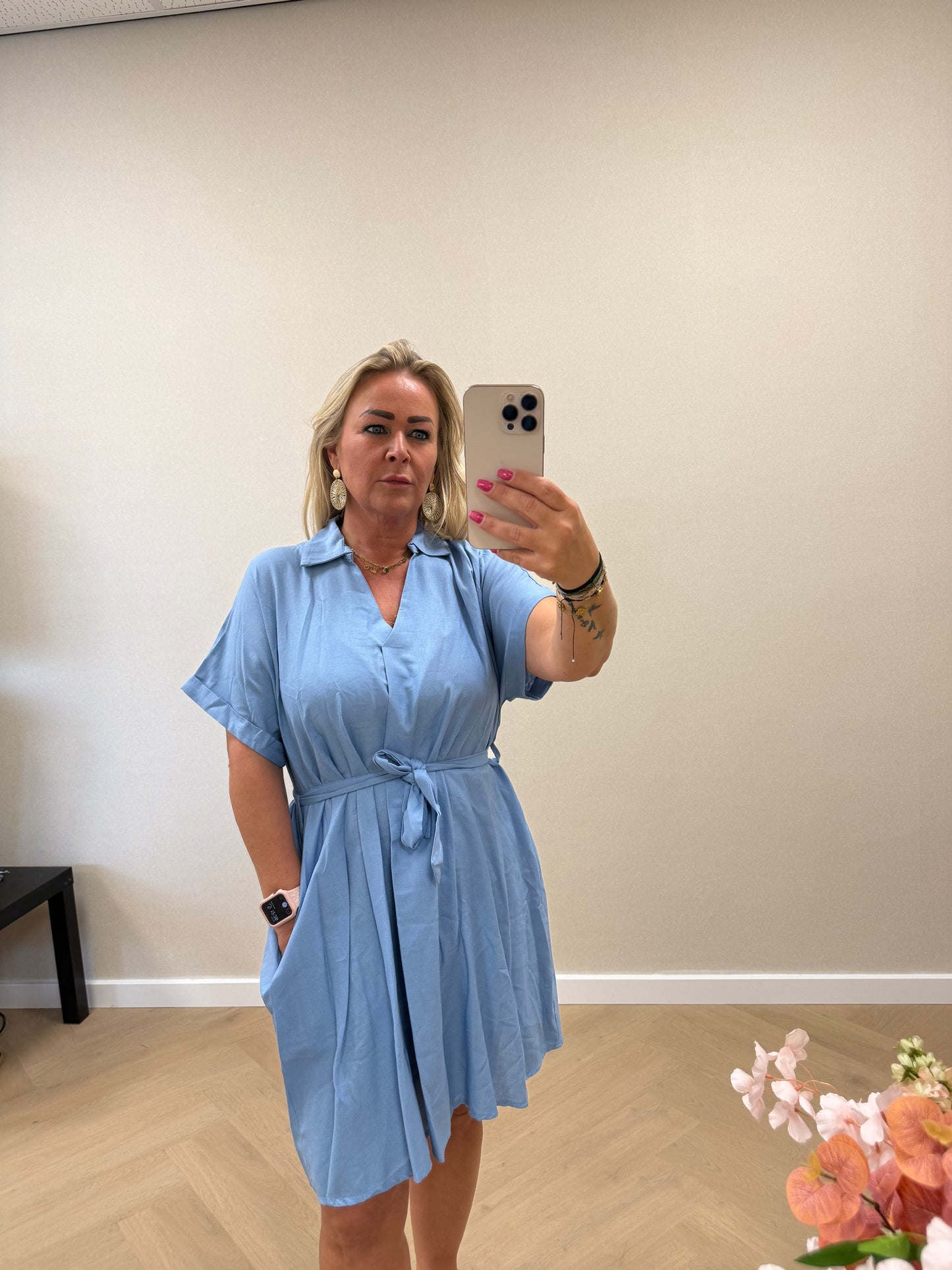 Haily dress blue