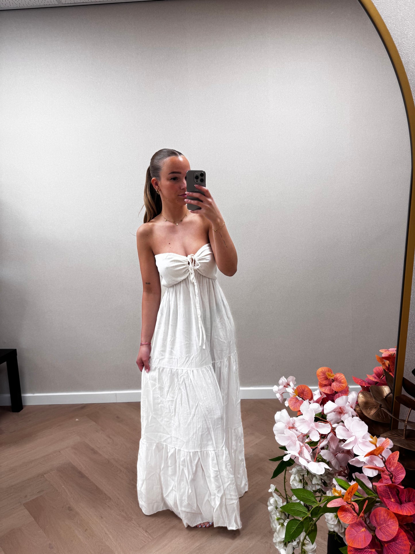 Ivy dress white