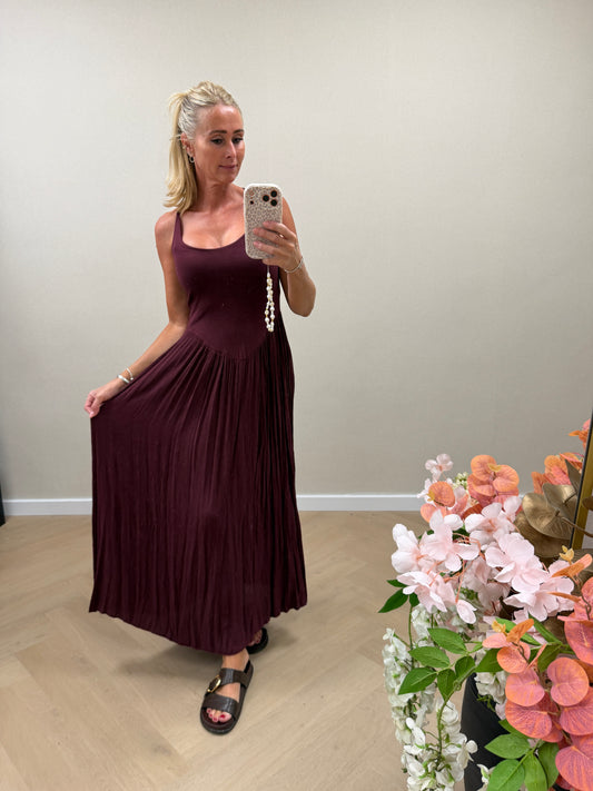 Dress Basic Bordeaux