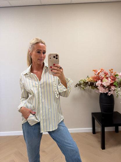 Stripe Blouse - Butteryellow