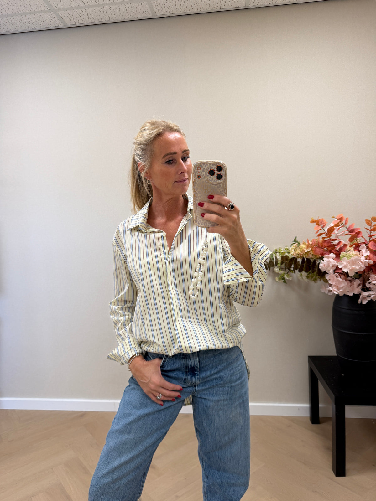 Stripe Blouse - Butteryellow