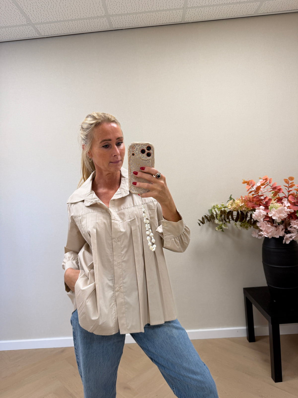 Blouse Bianca Beige