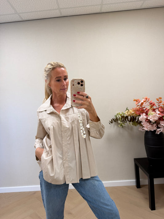Blouse Bianca Beige