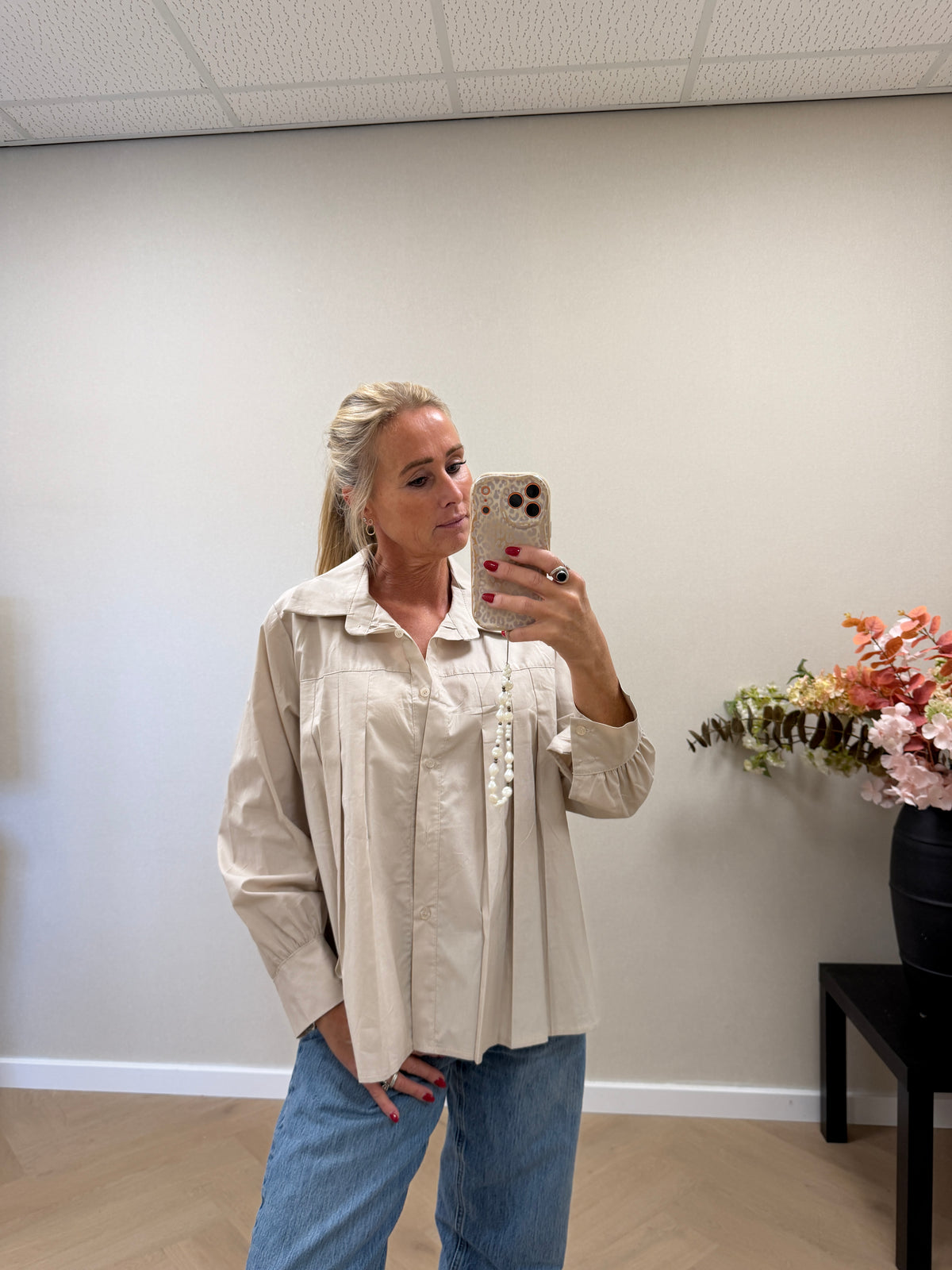 Blouse Bianca Beige